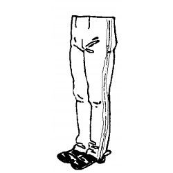 Jambes pantalon long G à V
