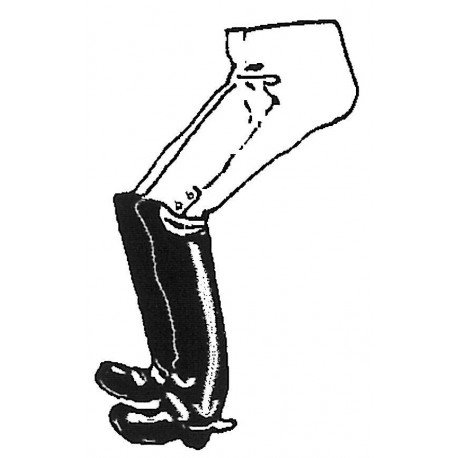 Legs Rider legs Long plain riding boots