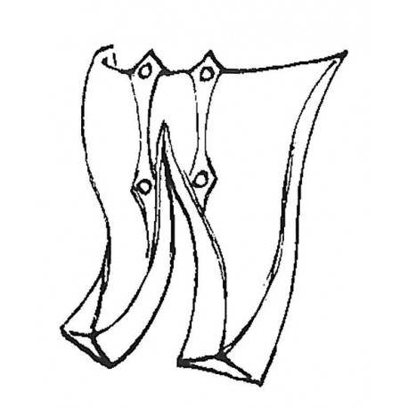 Coat tails Long, 'a la Soubise', false turnbacks