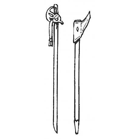 Straight sabre carabinier soldier