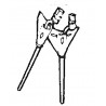 Two types of cavalry bayonet