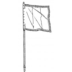 Fringed infantry standard 1812-15
