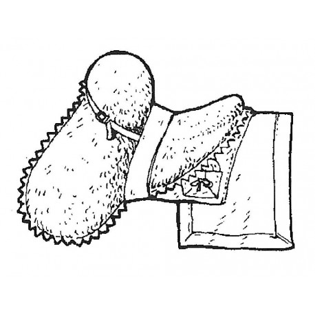 French Saddle with 1/2 sheepskin with strap