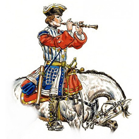 Mousquetaires Du Roi 1730-1750 Hautbois Ou Tambour
